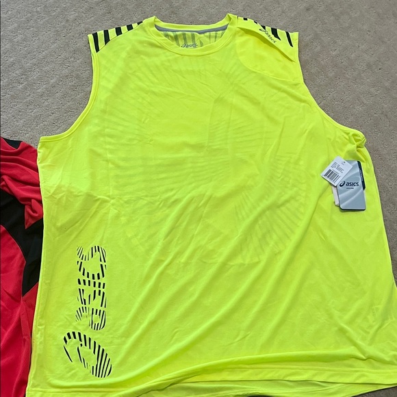 ASICS Vibrant Yellow Sleeveless Shirt - Picture 1 of 3